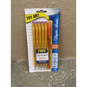 New 5 Papermate Sharpwriter Mechanical #2 Pencil 0.7mm 1 InkJoy 1.0M Pen 2015